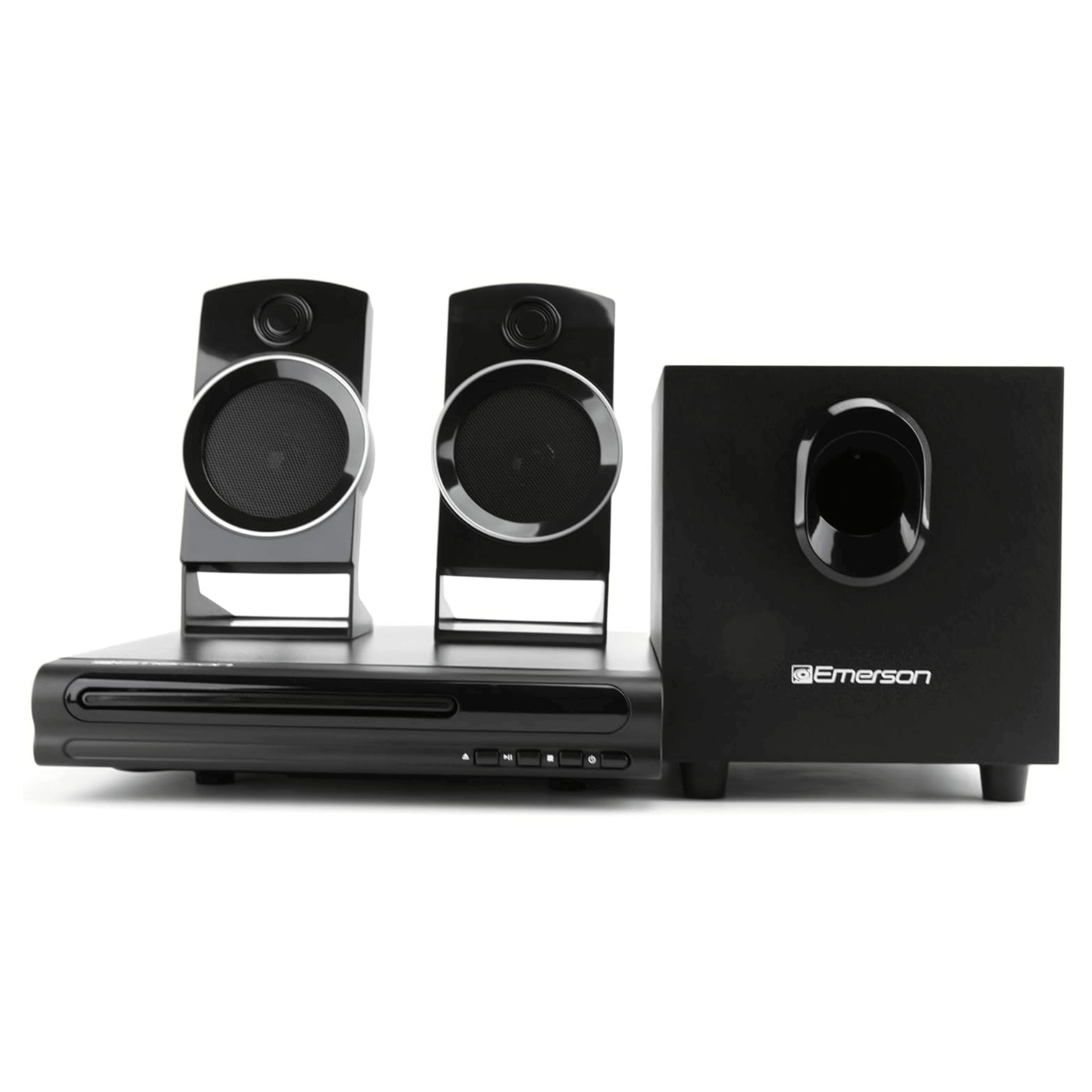 Speaker Surround Sound System & 2.1 Channel Home Theater DVD Player