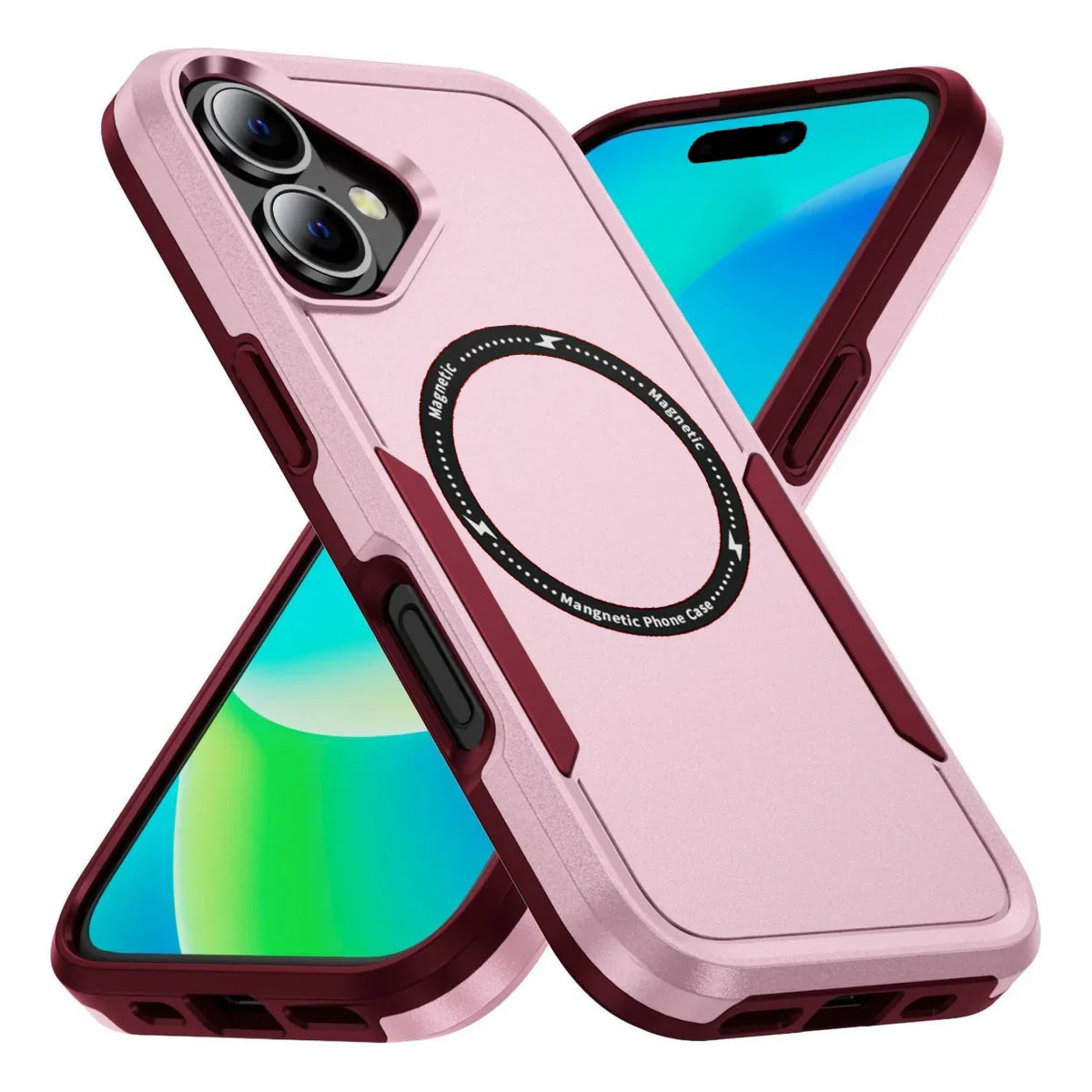 Entronix [Magnetic] Case Compatible with iPhone 16 Plus - Soft-Touch Dual-Layer Sleek Cover