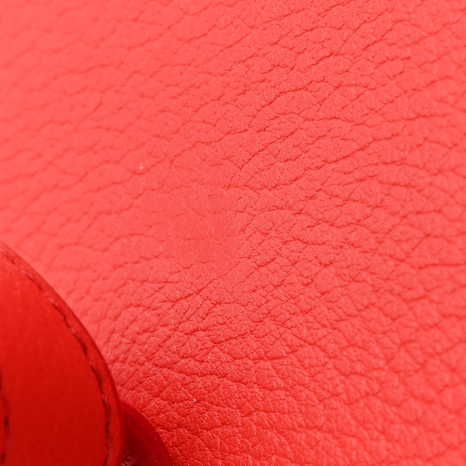 Crisped Calfskin Small Tie Knot Tote Vermillion