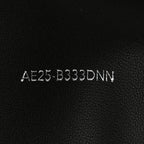 Calfskin Go Large Shoulder Bag Black