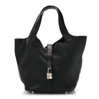 Taurillon Clemence Picotin Lock 22 MM Black