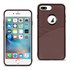Apple Iphone Xr Tpu Leather Feel Case Leather Fit Flexible Slim Premium Case In Brown