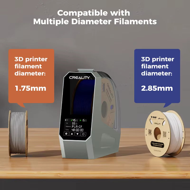 Creality Space Pi Filament Dryer Box - Efficient Adjustable Drying 45℃-70℃ with 360° Hot-Air Heating for Creality K1 and Ender 3 V3 SE