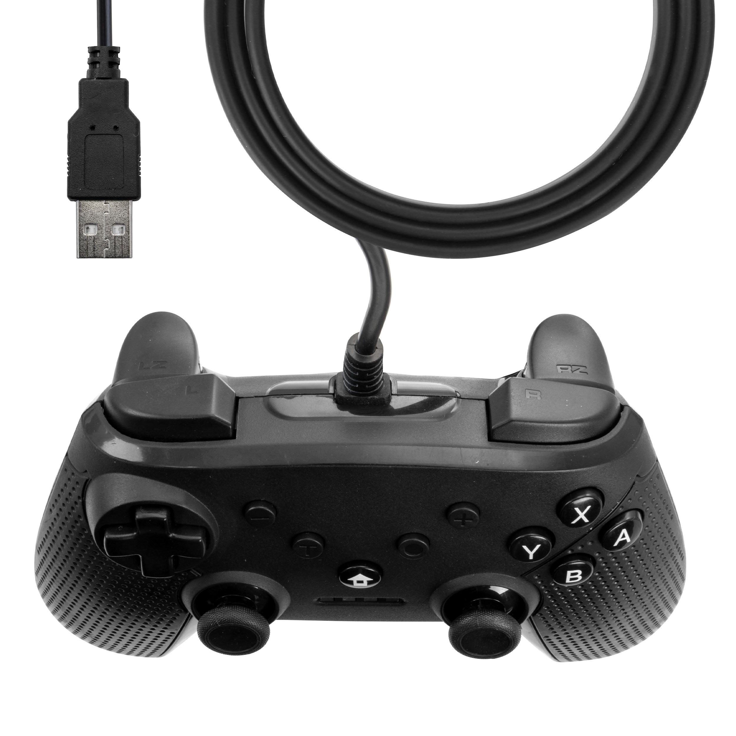 Wired Controller for the Nintendo Switch in Black