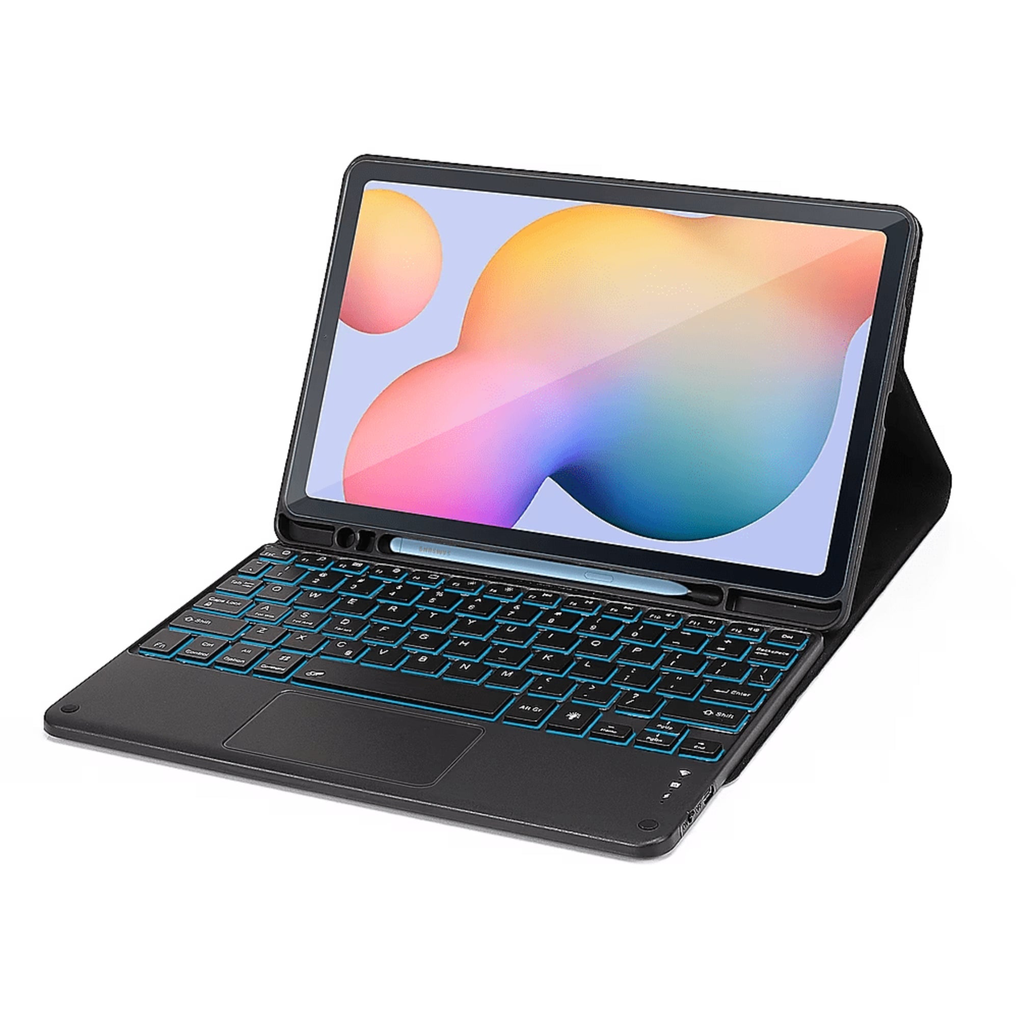 SAHARA - Keyboard Folio Case for Samsung Galaxy Tab S6 Lite (2020-2024) - Black