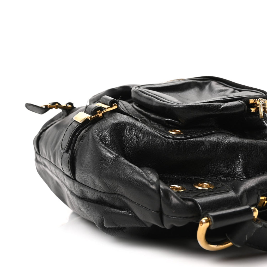 Calfskin Medium Darwin Convertible Backpack Black