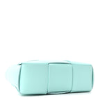 Grained Calfskin Maxi Intrecciato Mini Arco Tote Pale Blue