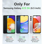 Entronix Case Compatible with Galaxy A15 - [Hard Back] Clear Cover