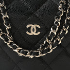 Caviar Quilted Other Shape With Chain Black