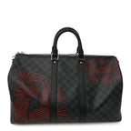 Damier Graphite Rope Keepall Bandouliere 45 Red