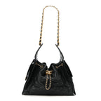 Caviar Quilted Small Chanel 25 Handbag Black