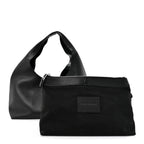 Grained Calfskin Medium The Sack Bag Black