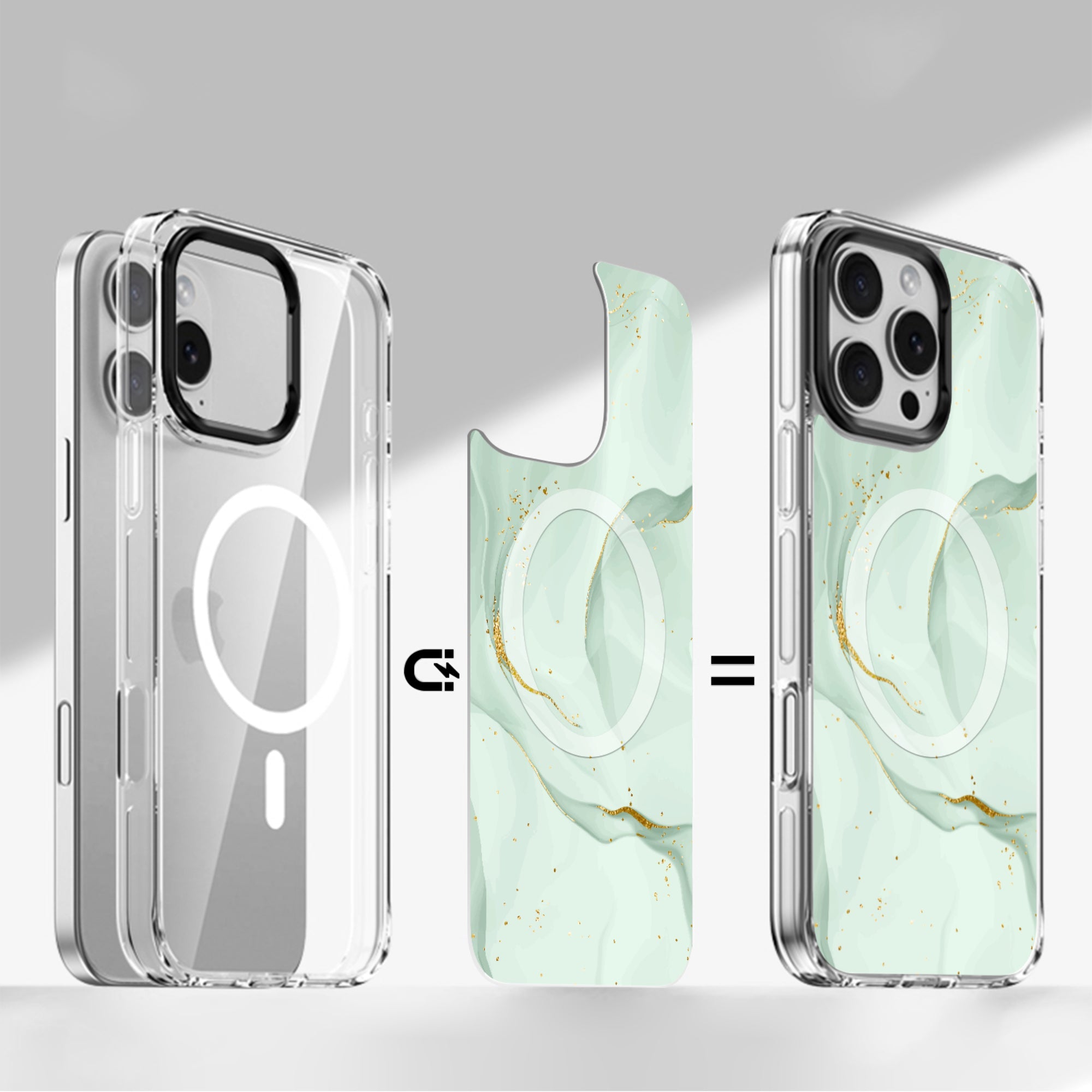 SAHARA - Inspire Series Case with Swappable Floral & Marble Designs - Apple iPhone 16 Pro