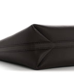 Grainy Calfskin Mini Reversible Tote Peat Sand