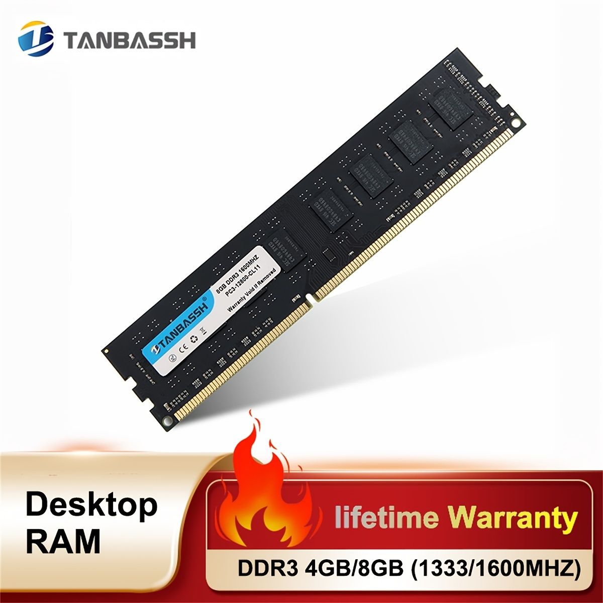 DDR3  8GB  1600MHz Desktop Memory Ram