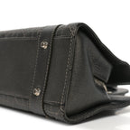 Metallic Calfskin Cannage Stitched Small East West Lady Dior Bronze
