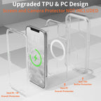 Entronix [Magnetic] Case Compatible with iPhone 12/12 Pro - [Clear] Triple-Layer Heavy Duty Protection