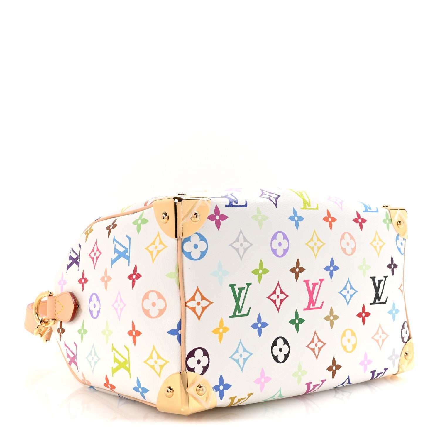 LV X TM Monogram Multicolor Speedy Bandouliere 25 White