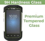 Entronix Clear Screen Protector Compatible with Zebra Scanner TC77 - 2-Piece Combo
