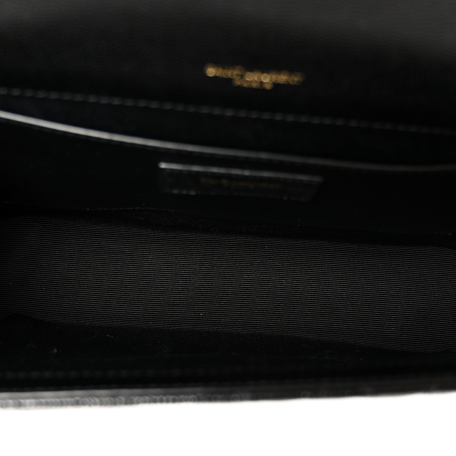 Grain De Poudre Textured Mixed Matelasse Triquilt Medium Monogram Satchel Black