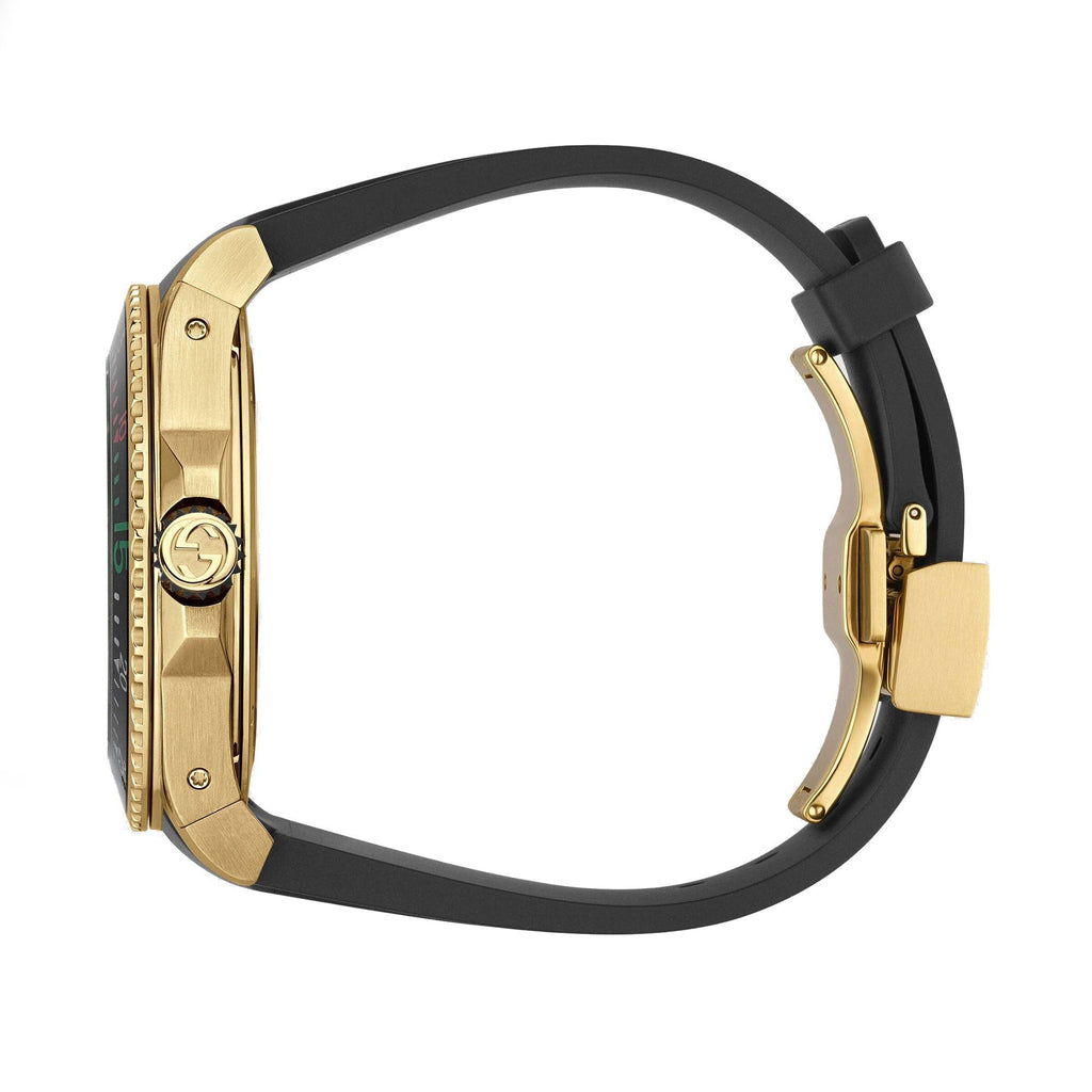 Gucci Watch Dive Men's 45mm Snake Yellow Gold