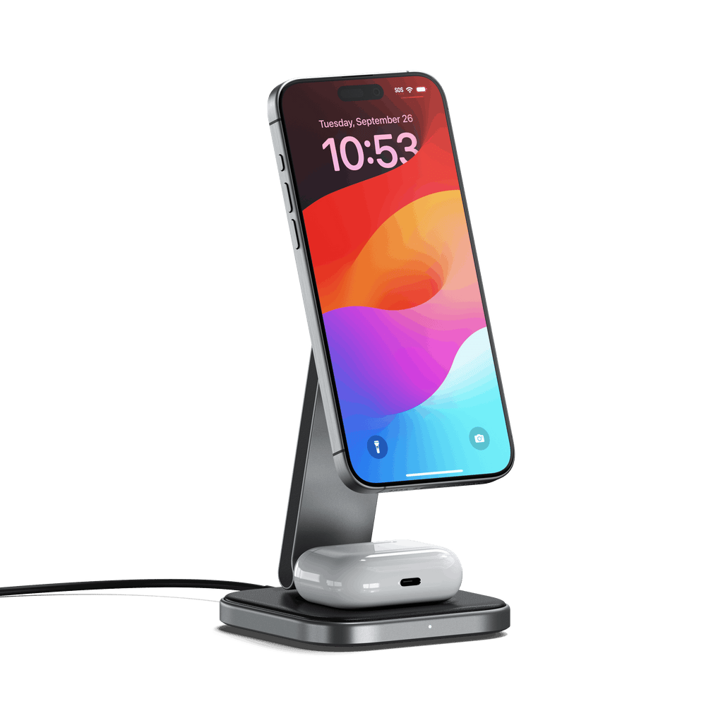 2-in-1 faltbares Qi2 Wireless Charging Stand