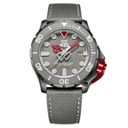 M2Z Men's Watch Diver 200 Grey IP Gun