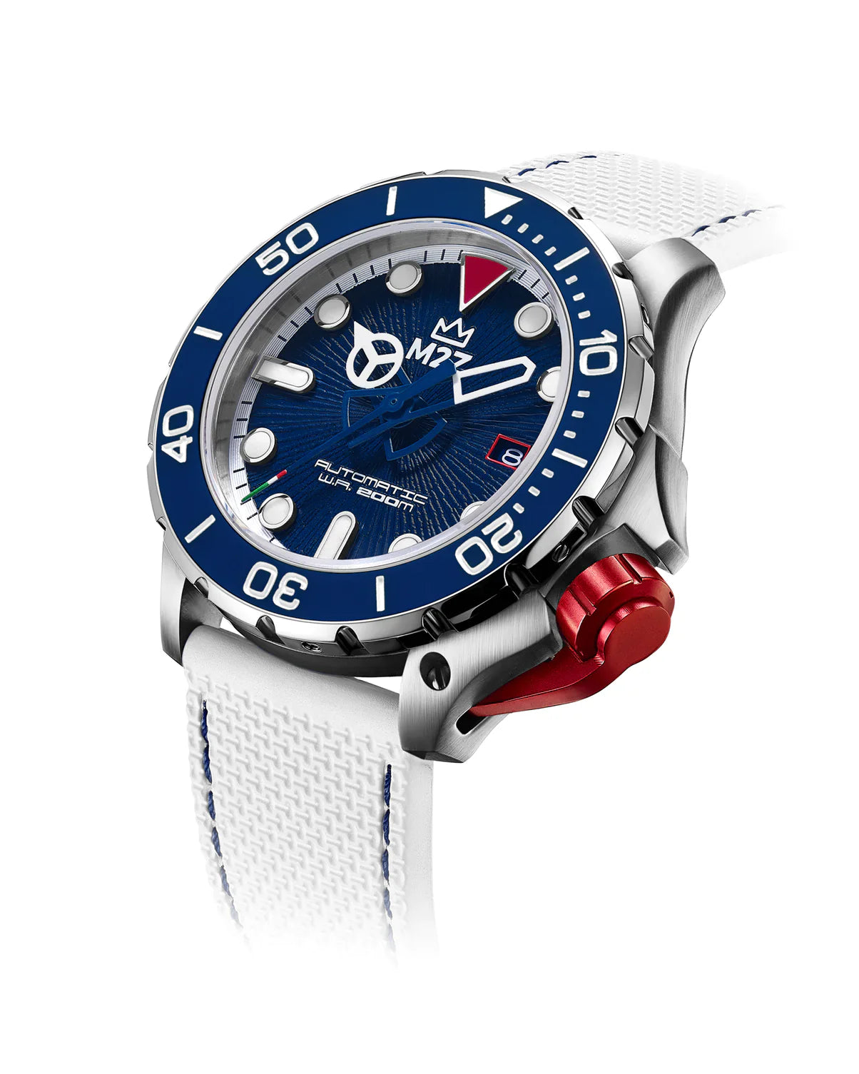 M2Z Men's Watch Diver 200 Blue/White