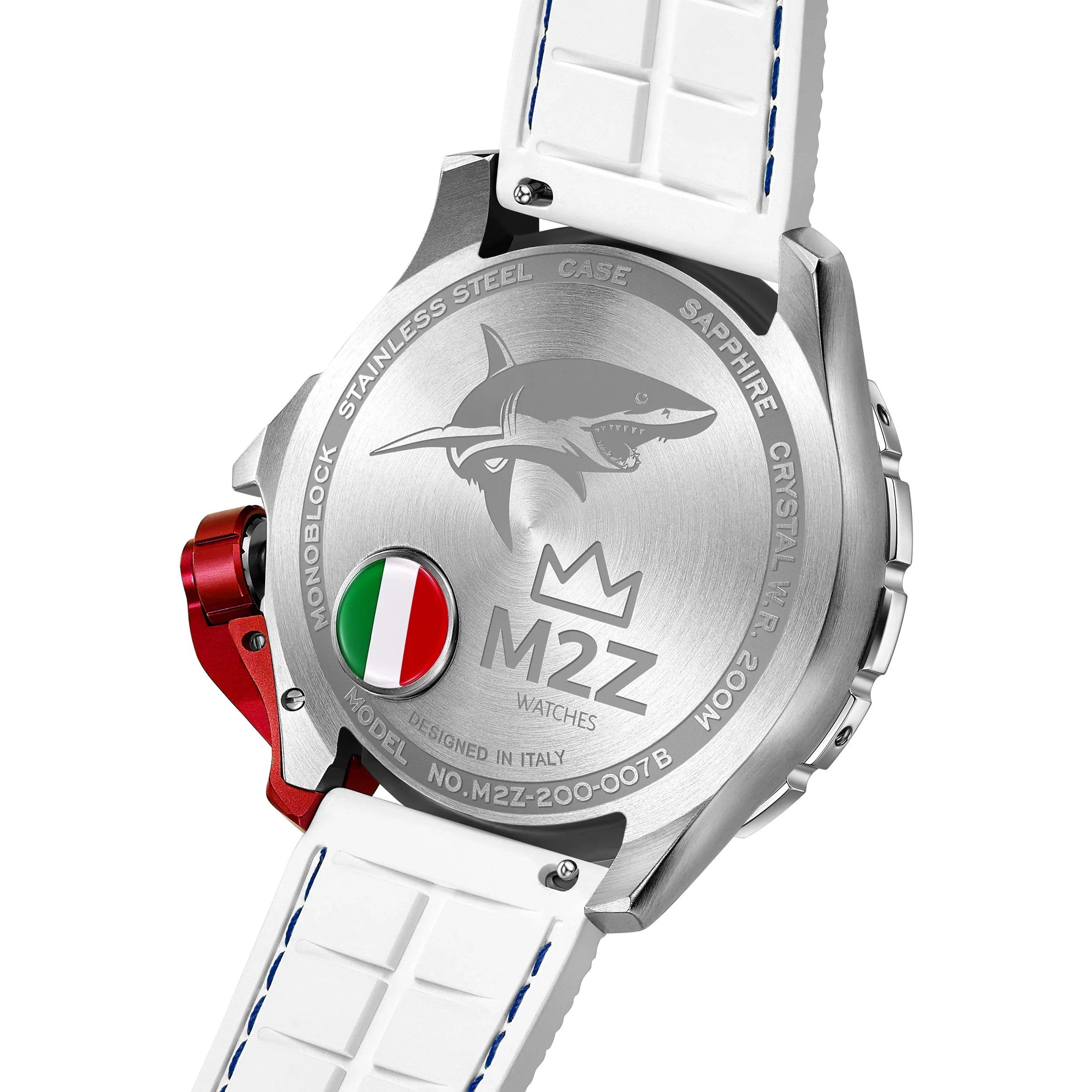 M2Z Men's Watch Diver 200 Blue/White