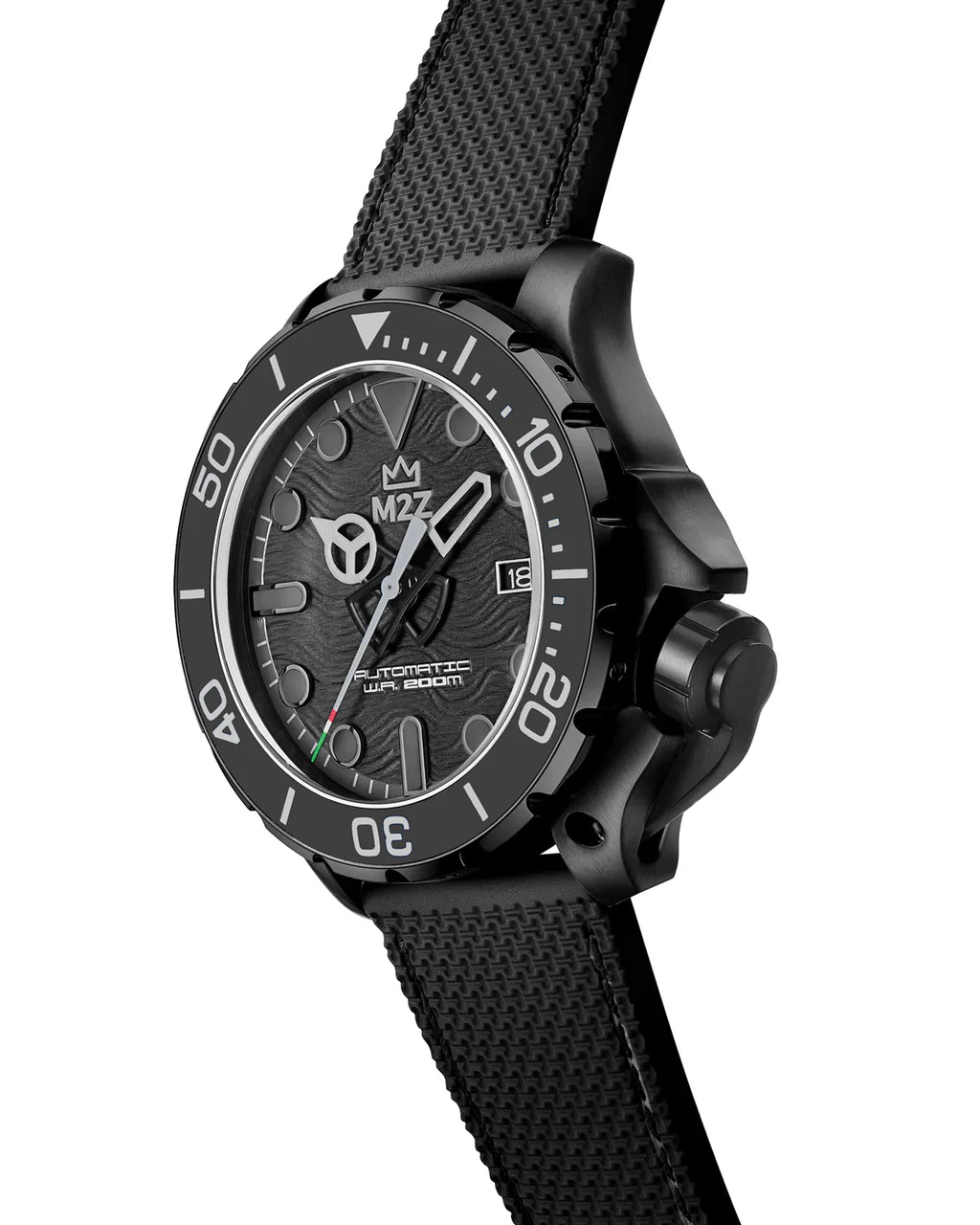 M2Z Men's Watch Diver 200 Black