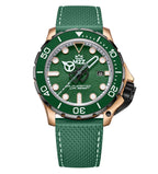 M2Z Men's Watch Diver 200 Green/Rose Gold