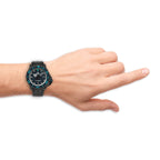 M2Z Men's Watch Diver 200 Plated Bracelet Teal