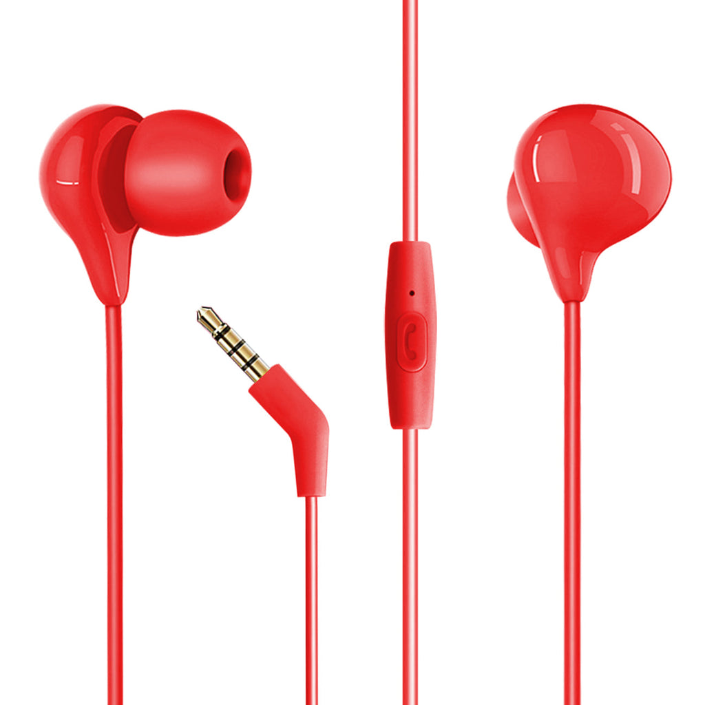 Hey Dr H86 In-Ear Headphones In Red