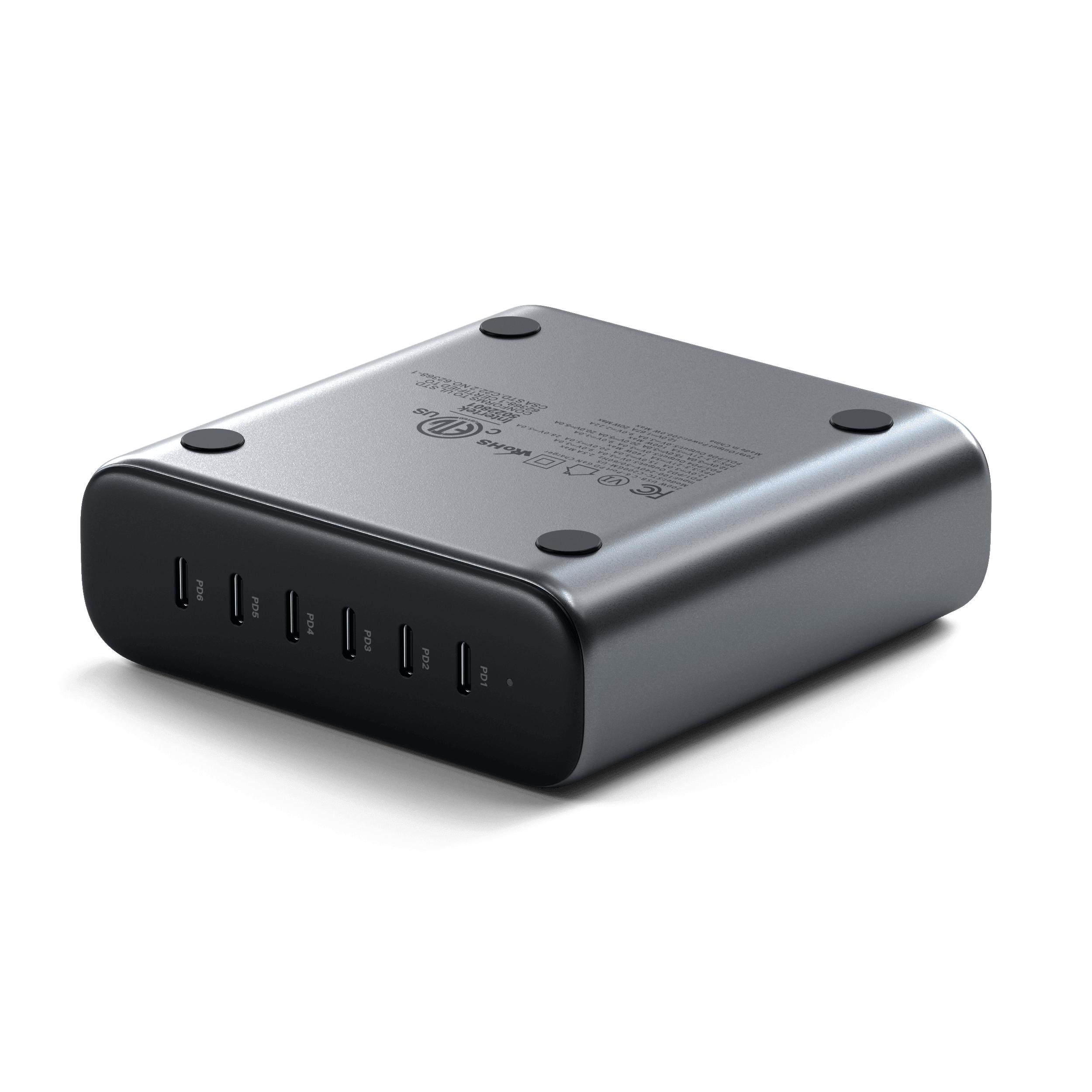 200W USB-C 6-Port GaN Ladegerät