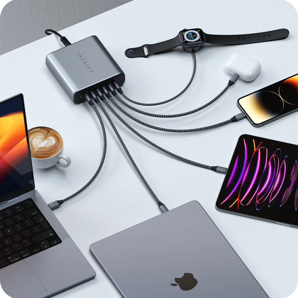 200W USB-C 6-Port GaN Ladegerät