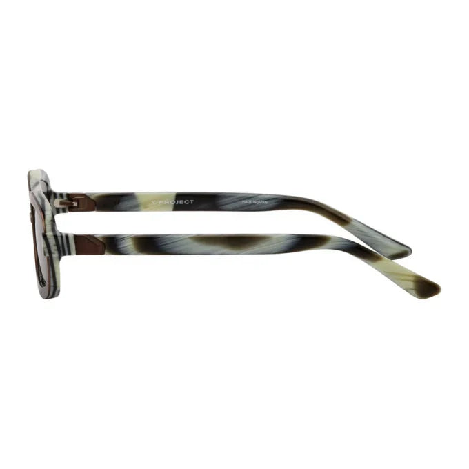 Y/Project x Linda Farrow Unisex Brown Sunglasses