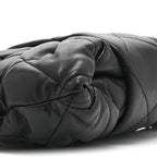 Lambskin Quilted Mini Bow Bag Black