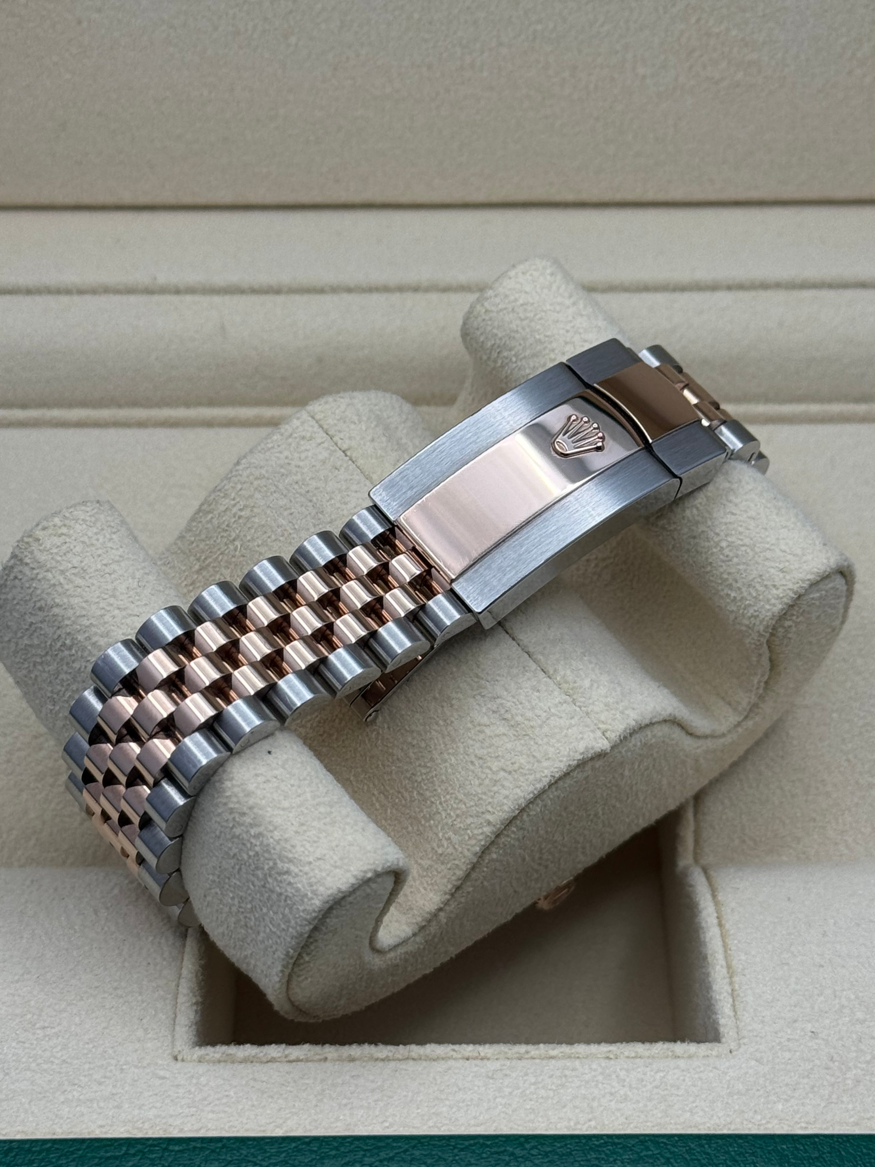 Rolex Steel and Everose Rolesor Datejust 41  - Sundust Index Dial - Jubilee Bracelet - 126331 suij