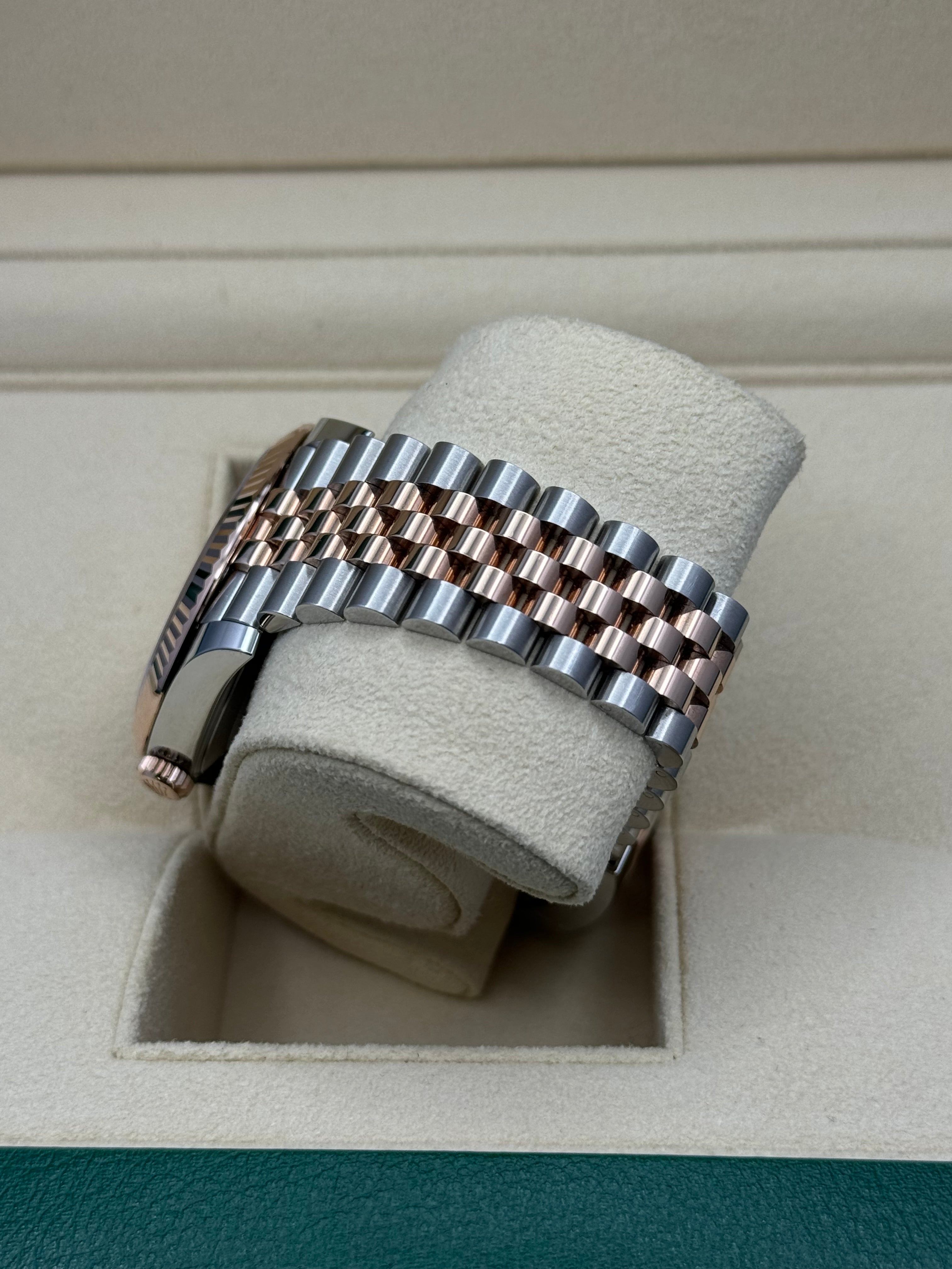 Rolex Steel and Everose Rolesor Datejust 41  - Sundust Index Dial - Jubilee Bracelet - 126331 suij