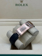 Rolex Everose Gold Yacht-Master 40 Watch - Diamond Paved Dial - Oysterflex Strap