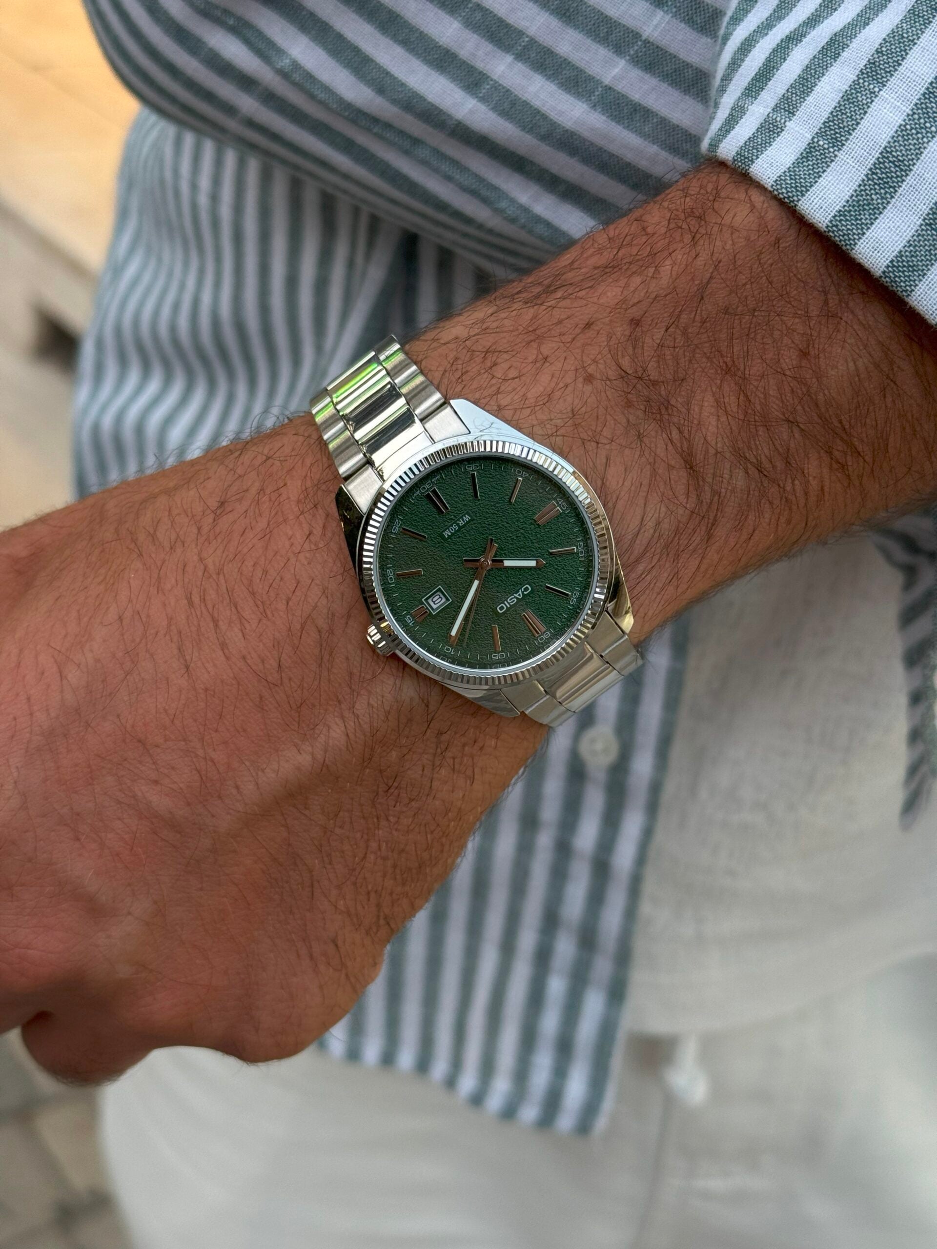 Casio Men's Watch 39mm Matte Green