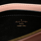 Lambskin Embossed Monogram Pochette Coussin Crossbody Black