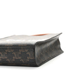 Triomphe Canvas Calfskin Mini Vertical Cabas Tan
