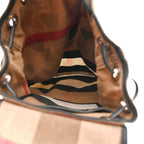 Overdyed Canvas Mega Check Heart Print Medium Chiltern Backpack Black