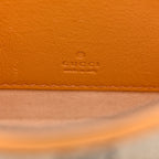 GG Supreme Monogram New Sakai Calfskin Mini Padlock Top Handle Shoulder Bag Beige Ebony Mystic White Sun Oil