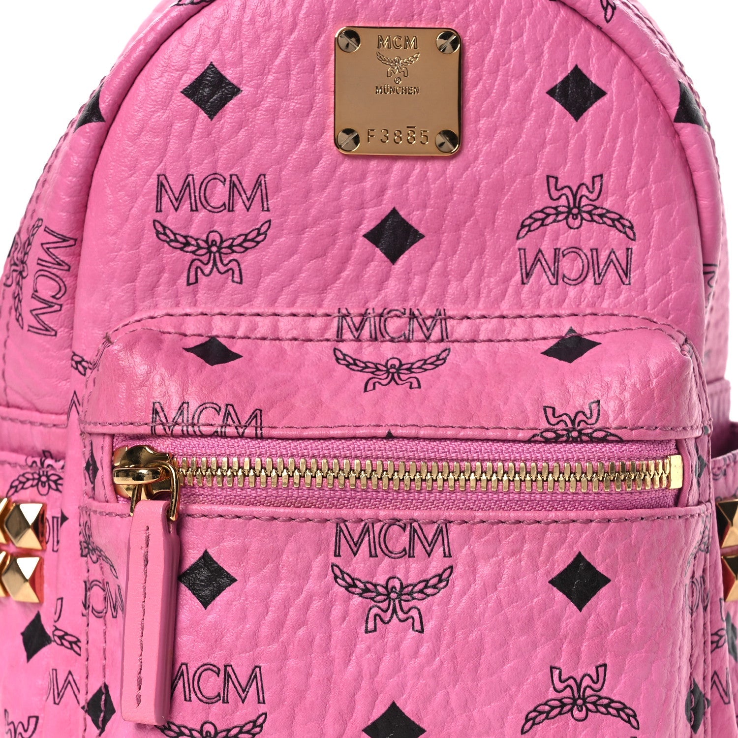 Visetos Side Stud X-Mini Stark Bebe Boo Backpack Pink
