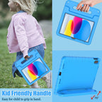 Entronix Case Compatible with iPad 10.9" (10th Gen, 2022) - [Kid-Friendly] Handle & Kickstand