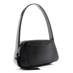 Saffiano Slingshot Shoulder Bag Black
