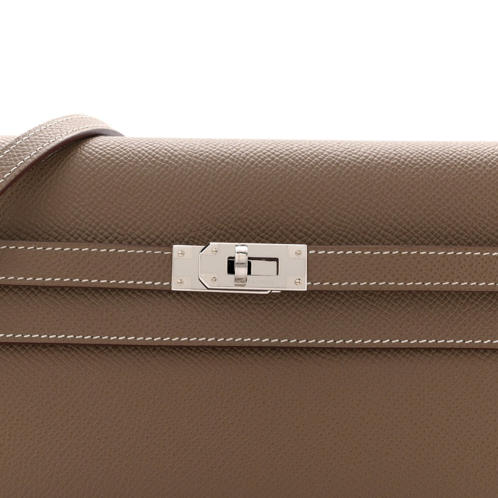 Epsom Kelly Wallet To Go Etoupe