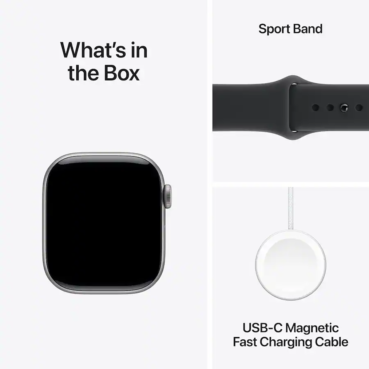 Apple Watch Series 11 42mm GPS+Cell Space Gray w/ Black Sport Band S/M MF8A4LW/A